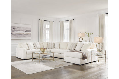 Chessington Ivory 4-Piece Sectional with Chaise - 61904S4 - Bien Home Furniture &amp; Electronics
