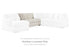 Chessington Ivory Armless Loveseat - 6190434 - Bien Home Furniture & Electronics