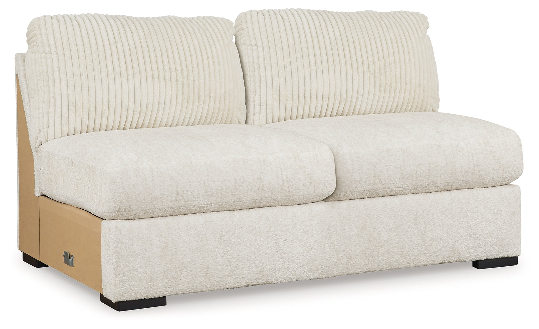 Chessington Ivory Armless Loveseat - 6190434 - Bien Home Furniture &amp; Electronics