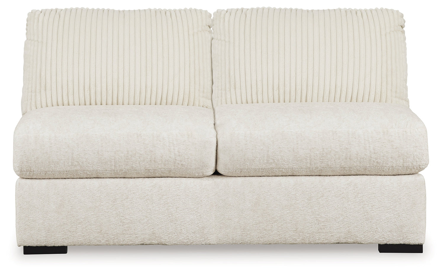 Chessington Ivory Armless Loveseat - 6190434 - Bien Home Furniture &amp; Electronics