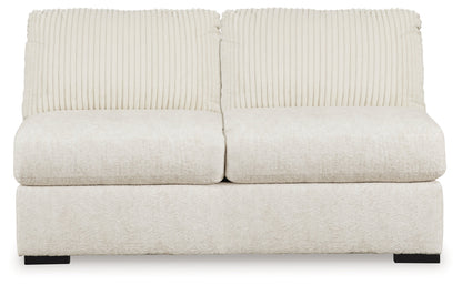 Chessington Ivory Armless Loveseat - 6190434 - Bien Home Furniture &amp; Electronics