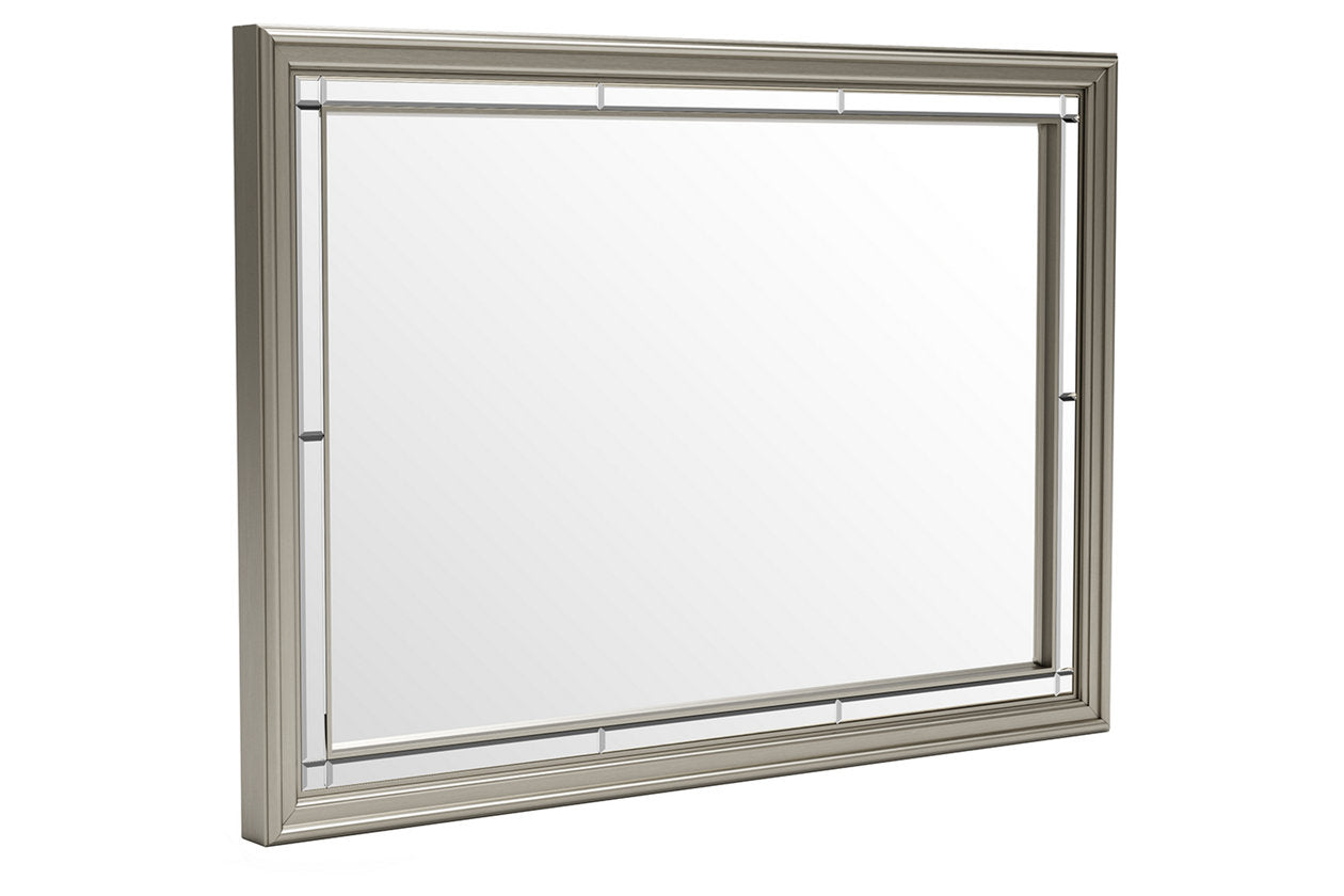 Chevanna Platinum Bedroom Mirror (Mirror Only) - B744-36 - Bien Home Furniture &amp; Electronics