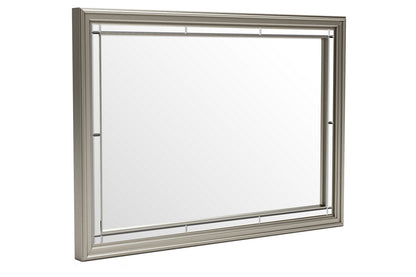 Chevanna Platinum Bedroom Mirror (Mirror Only) - B744-36 - Bien Home Furniture &amp; Electronics
