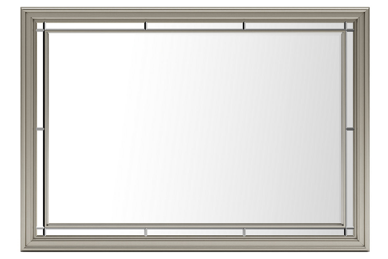 Chevanna Platinum Bedroom Mirror (Mirror Only) - B744-36 - Bien Home Furniture &amp; Electronics