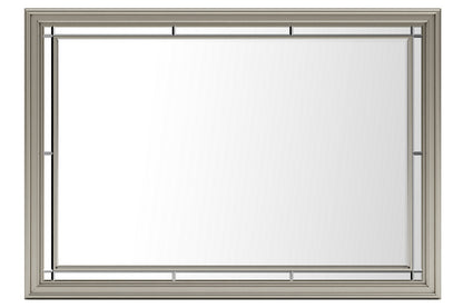 Chevanna Platinum Bedroom Mirror (Mirror Only) - B744-36 - Bien Home Furniture &amp; Electronics