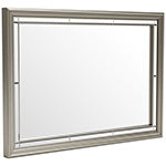 Chevanna Platinum Bedroom Mirror (Mirror Only) - B744-36 - Bien Home Furniture &amp; Electronics