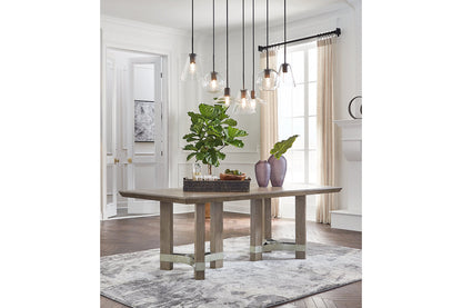 Chrestner Gray Dining Table - D983-25 - Bien Home Furniture &amp; Electronics