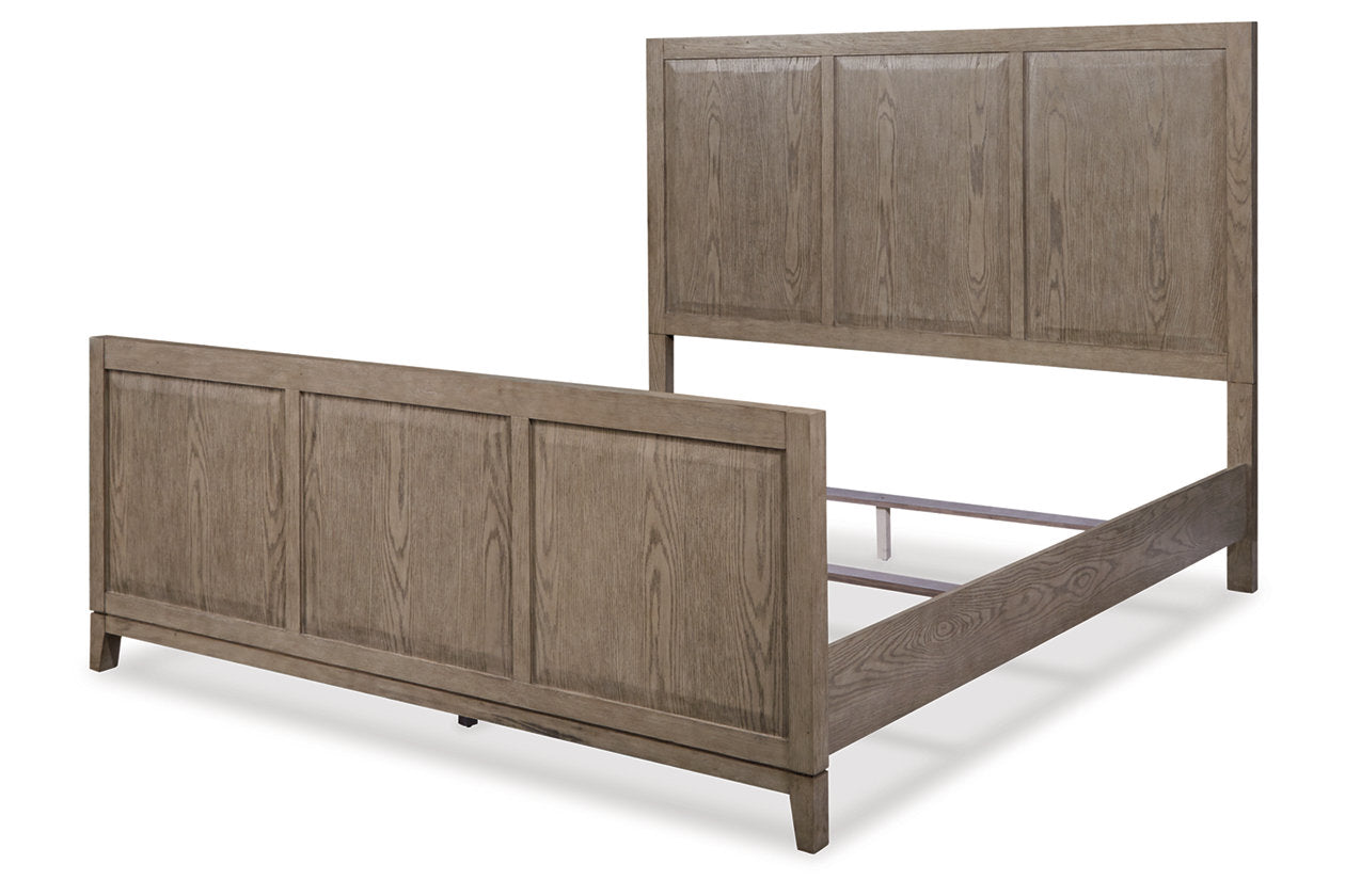 Chrestner Gray King Panel Bed - SET | B983-76 | B983-78 | B983-99 - Bien Home Furniture &amp; Electronics