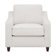 Christine Beige Upholstered Cushion Back Chair - 552063 - Bien Home Furniture & Electronics