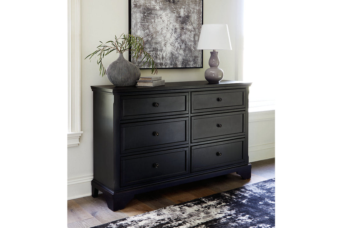 Chylanta Black Dresser - B739-31 - Bien Home Furniture &amp; Electronics