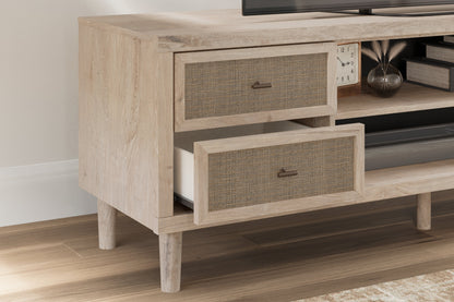 Cielden Two-tone 62" TV Stand - W1199-68 - Bien Home Furniture &amp; Electronics