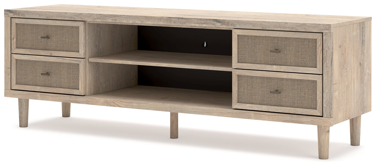 Cielden Two-tone 62" TV Stand - W1199-68 - Bien Home Furniture &amp; Electronics