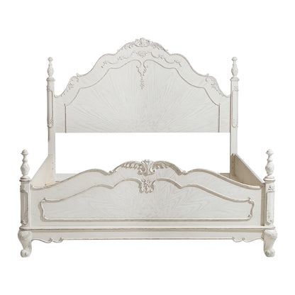 Cinderella Antique White Full Bed - 1386FNW-1* - Bien Home Furniture &amp; Electronics