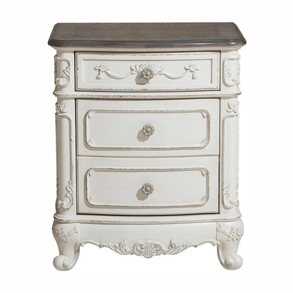 Cinderella Antique White Nightstand - 1386NW-4 - Bien Home Furniture &amp; Electronics