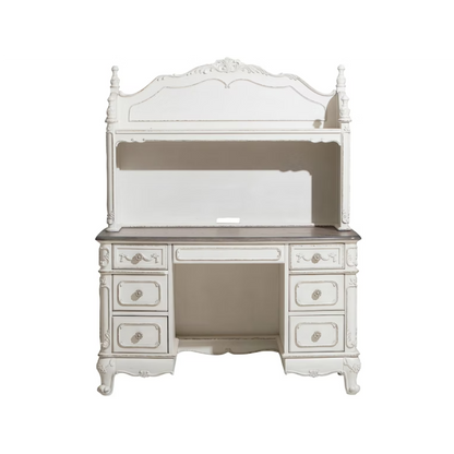 Cinderella Antique White Writing Desk - 1386NW-11 - Bien Home Furniture &amp; Electronics