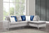 Cindy2 - Silver Reversible Sectional - Cindy2 Silver - Bien Home Furniture & Electronics