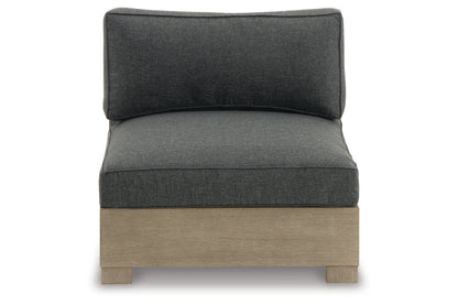 CITRINE PARK Brown Armless Chair with Cushion - P660-846 - Bien Home Furniture &amp; Electronics