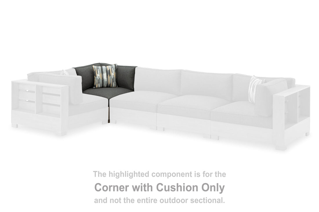 CITRINE PARK Brown Corner with Cushion - P660-877 - Bien Home Furniture &amp; Electronics