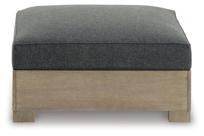 CITRINE PARK Brown Outdoor Ottoman with Cushion - P660-814 - Bien Home Furniture &amp; Electronics