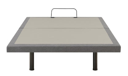 Clara Gray/Black Eastern King Adjustable Bed Base - 350131KE - Bien Home Furniture &amp; Electronics