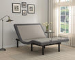 Clara Gray/Black Full Adjustable Bed Base - 350131F - Bien Home Furniture & Electronics