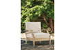 Clare View Beige Lounge Chair with Cushion - P801-820 - Bien Home Furniture & Electronics