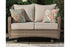 Clear Ridge Light Brown Glider Loveseat with Cushion - P361-835 - Bien Home Furniture & Electronics