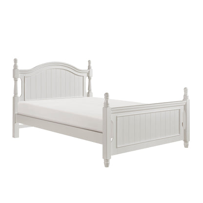 Clementine White Full Platform Bed - B1799F-1* - Bien Home Furniture &amp; Electronics