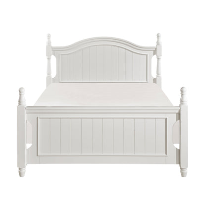 Clementine White Full Platform Bed - B1799F-1* - Bien Home Furniture &amp; Electronics