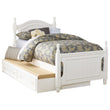 Clementine White Full Platform Bed with Twin Trundle - B1799F-1*R - Bien Home Furniture & Electronics