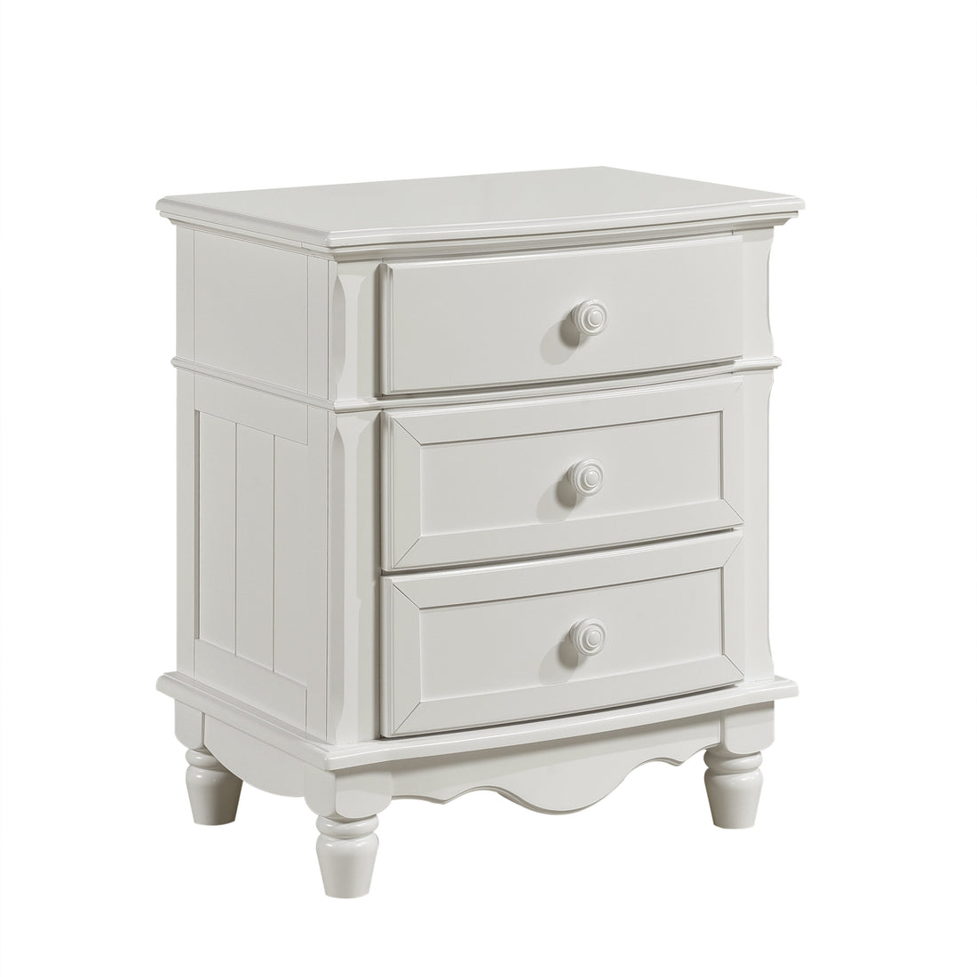 Clementine White Nightstand - B1799-4 - Bien Home Furniture &amp; Electronics