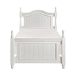 Clementine White Twin Platform Bed - B1799T-1* - Bien Home Furniture & Electronics