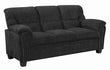 Clemintine Upholstered Sofa with Nailhead Trim Graphite - 506574 - Bien Home Furniture & Electronics