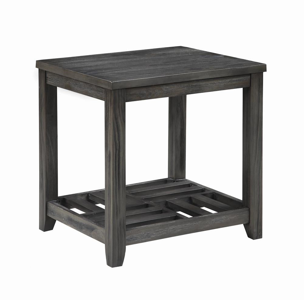 Cliffview 1-Shelf Rectangular End Table Gray - 722287 - Bien Home Furniture &amp; Electronics