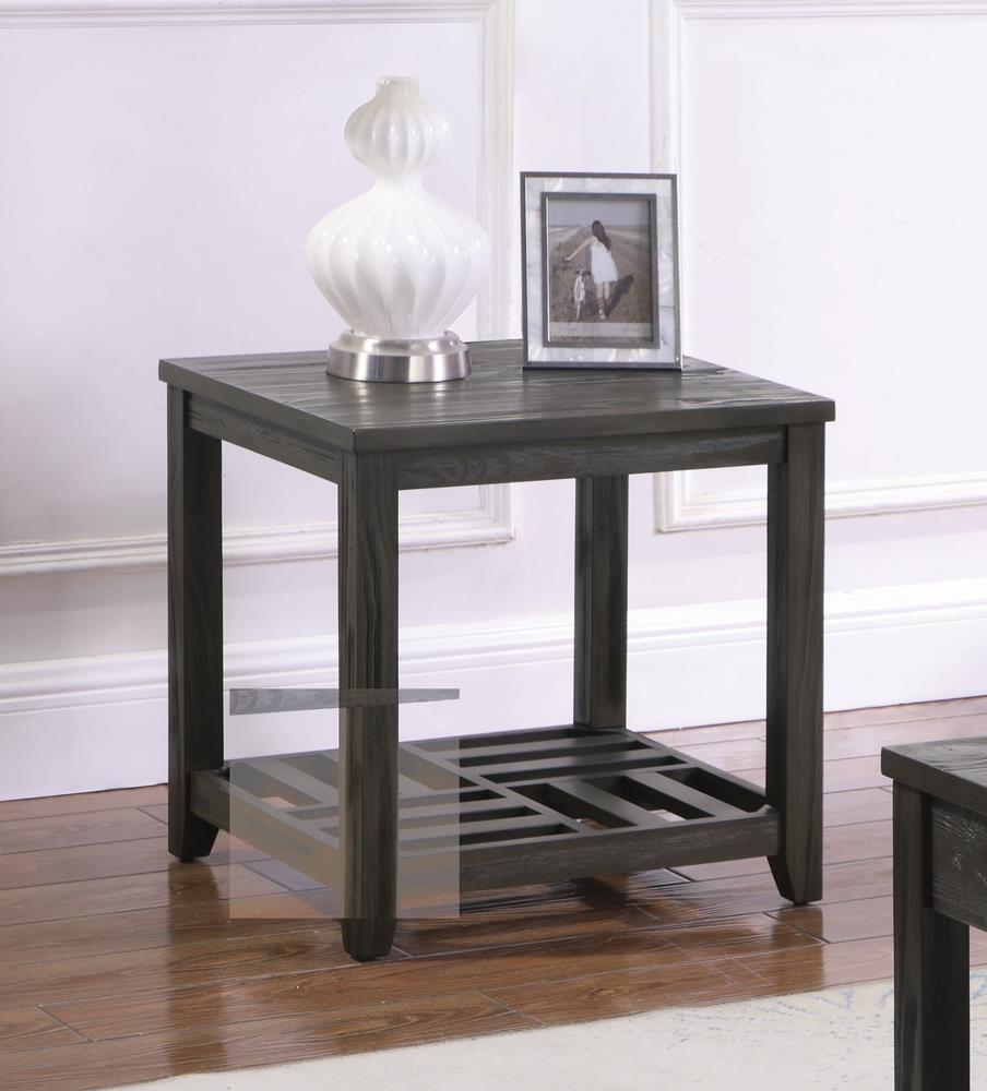 Cliffview 1-Shelf Rectangular End Table Gray - 722287 - Bien Home Furniture &amp; Electronics