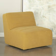 Cobie Mustard Upholstered Swivel Armless Chair - 905724 - Bien Home Furniture & Electronics