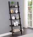 Colella Cappuccino 5-Shelf Ladder Bookcase - 800338 - Bien Home Furniture & Electronics