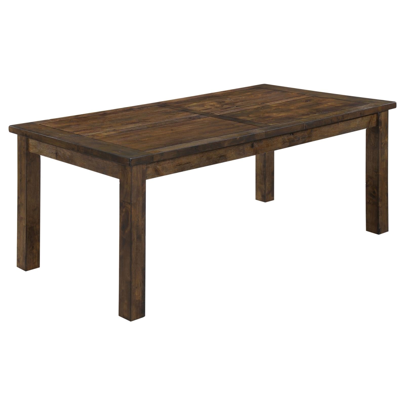 Coleman Dining Room Set Rustic Golden Brown - 107041-S5 - Bien Home Furniture &amp; Electronics