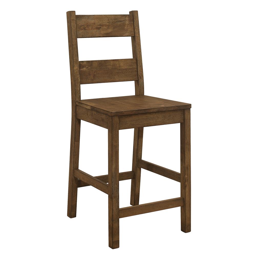 Coleman Rustic Golden Brown Counter Height Stools, Set of 2 - 192029 - Bien Home Furniture &amp; Electronics