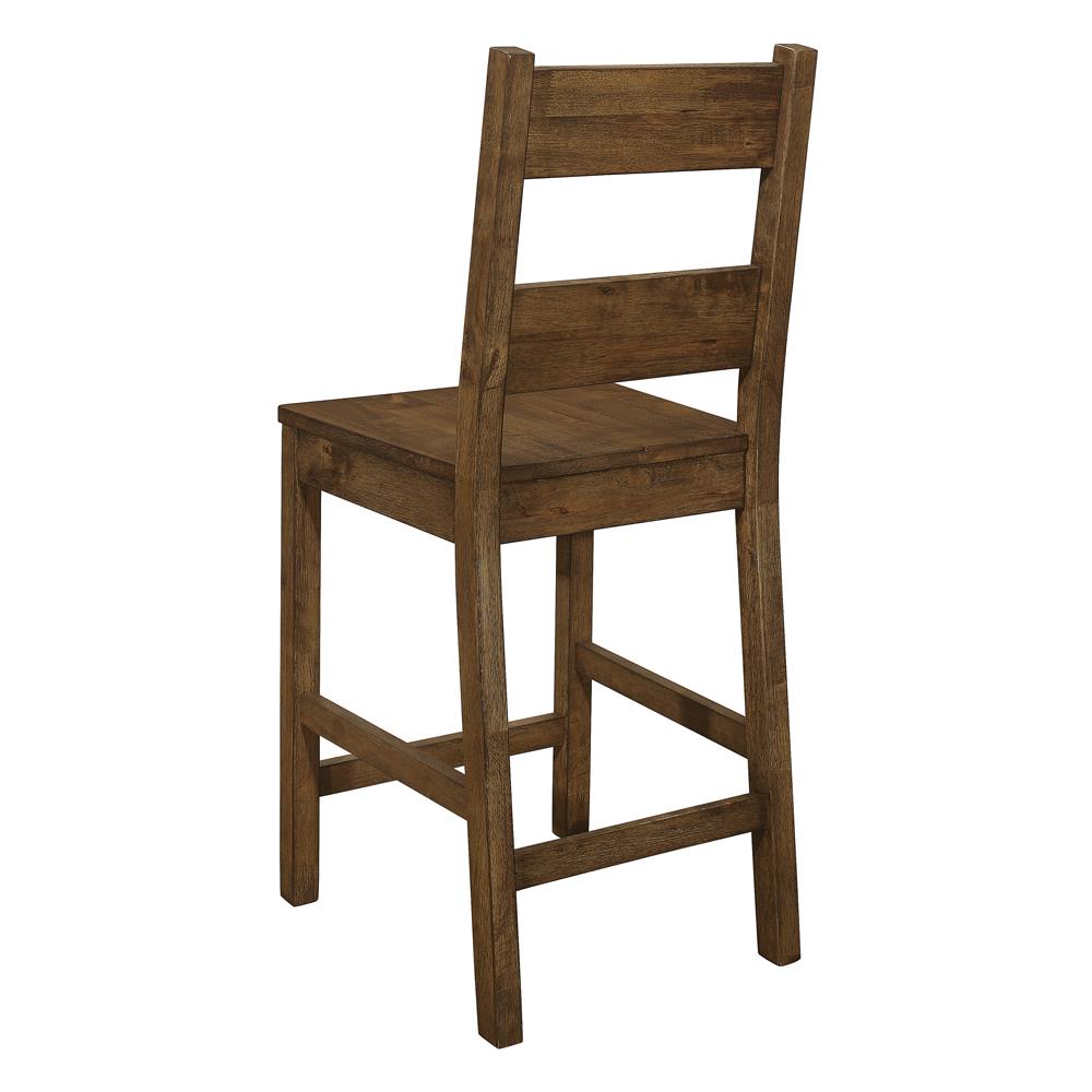 Coleman Rustic Golden Brown Counter Height Stools, Set of 2 - 192029 - Bien Home Furniture &amp; Electronics