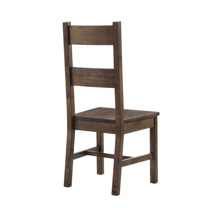 Coleman Rustic Golden Brown Dining Side Chairs, Set of 2 - 107042 - Bien Home Furniture &amp; Electronics