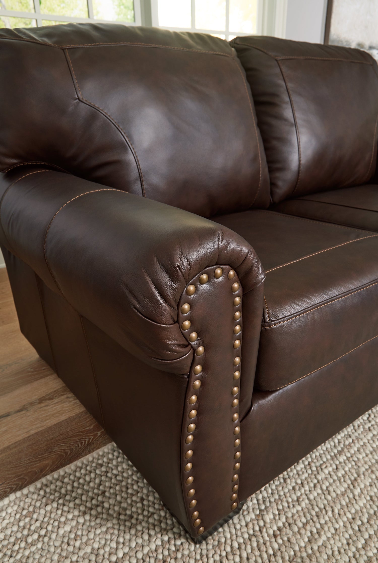 Colleton Dark Brown Sofa - 5210738 - Bien Home Furniture &amp; Electronics