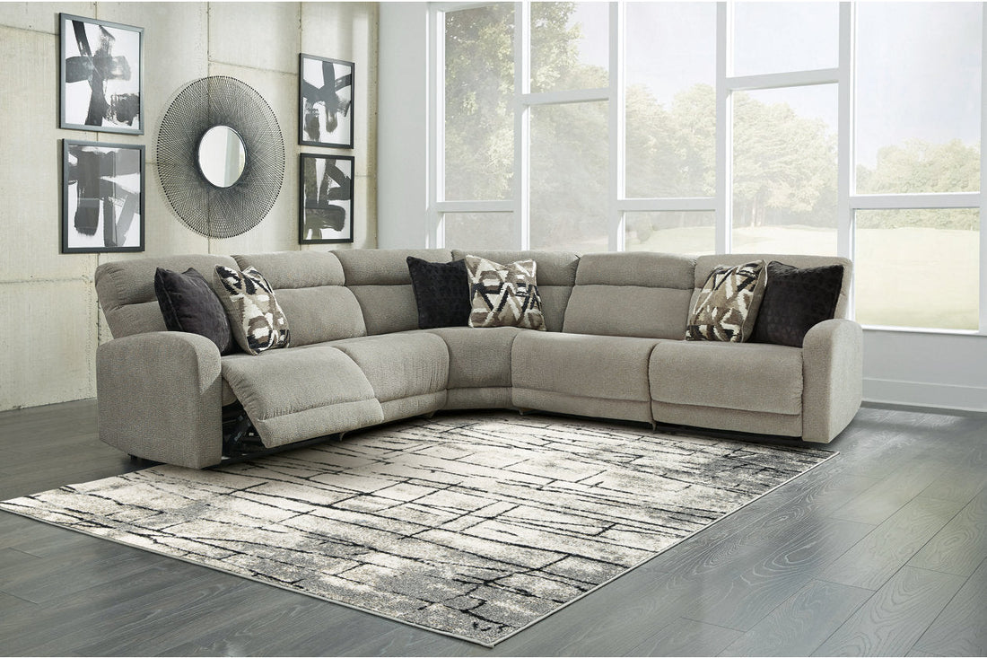Colleyville Stone 5-Piece Power Reclining Sectional - SET | 5440546(2) | 5440558 | 5440562 | 5440577 - Bien Home Furniture &amp; Electronics