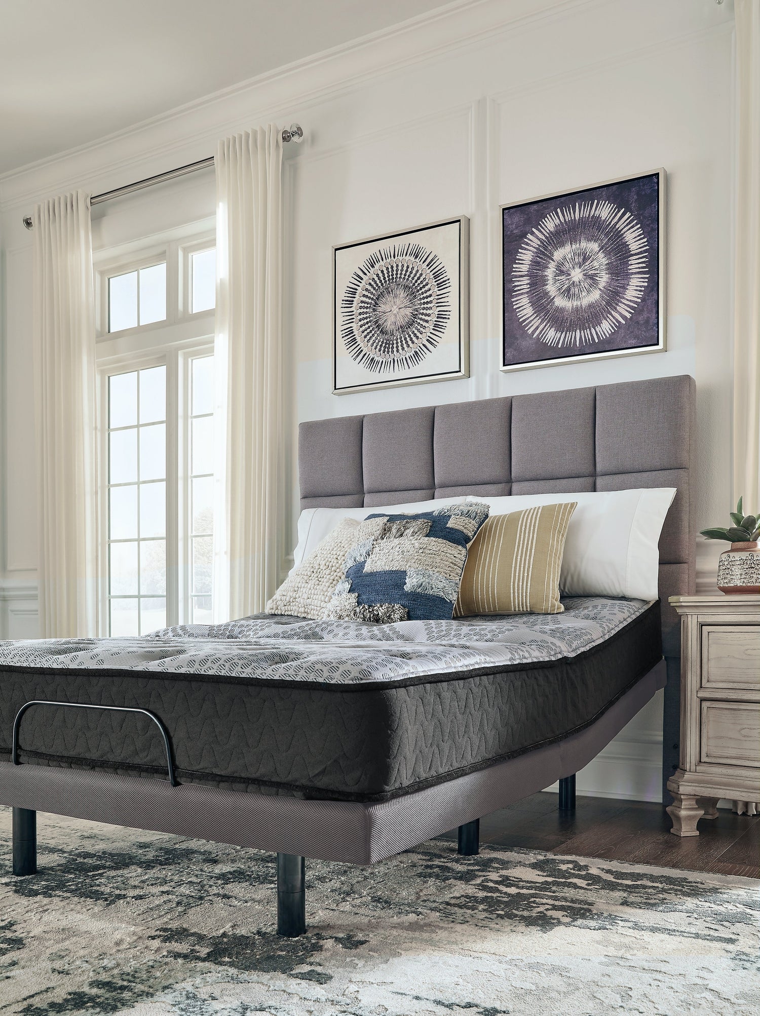 Comfort Plus Gray Full Mattress - M50921 - Bien Home Furniture &amp; Electronics