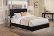 Conner California King Upholstered Panel Bed Black - 300260KW - Bien Home Furniture & Electronics