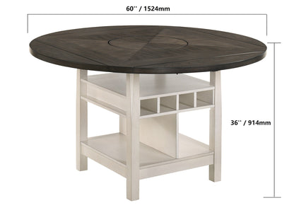 Conner Chalk/Gray Counter Height Table - SET | 2849CG-T-LEG | 2849CG-T-TOP - Bien Home Furniture &amp; Electronics