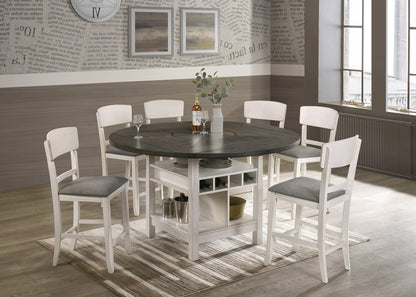 Conner Chalk/Gray Counter Height Table - SET | 2849CG-T-LEG | 2849CG-T-TOP - Bien Home Furniture &amp; Electronics