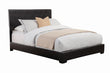 Conner Eastern King Upholstered Panel Bed Black - 300260KE - Bien Home Furniture & Electronics