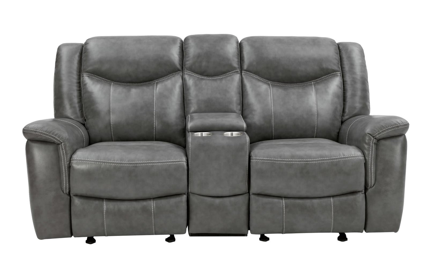 Conrad 2-Piece Living Room Set Gray - 650354-S2 - Bien Home Furniture &amp; Electronics