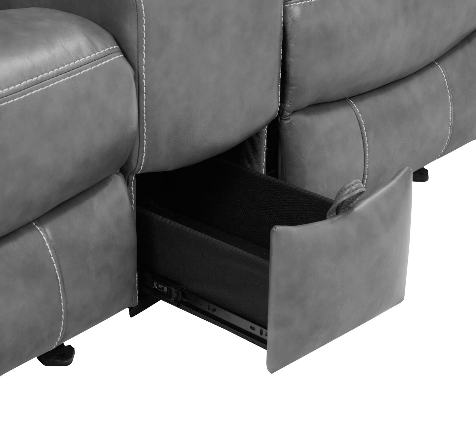 Conrad 2-Piece Living Room Set Gray - 650354-S2 - Bien Home Furniture &amp; Electronics